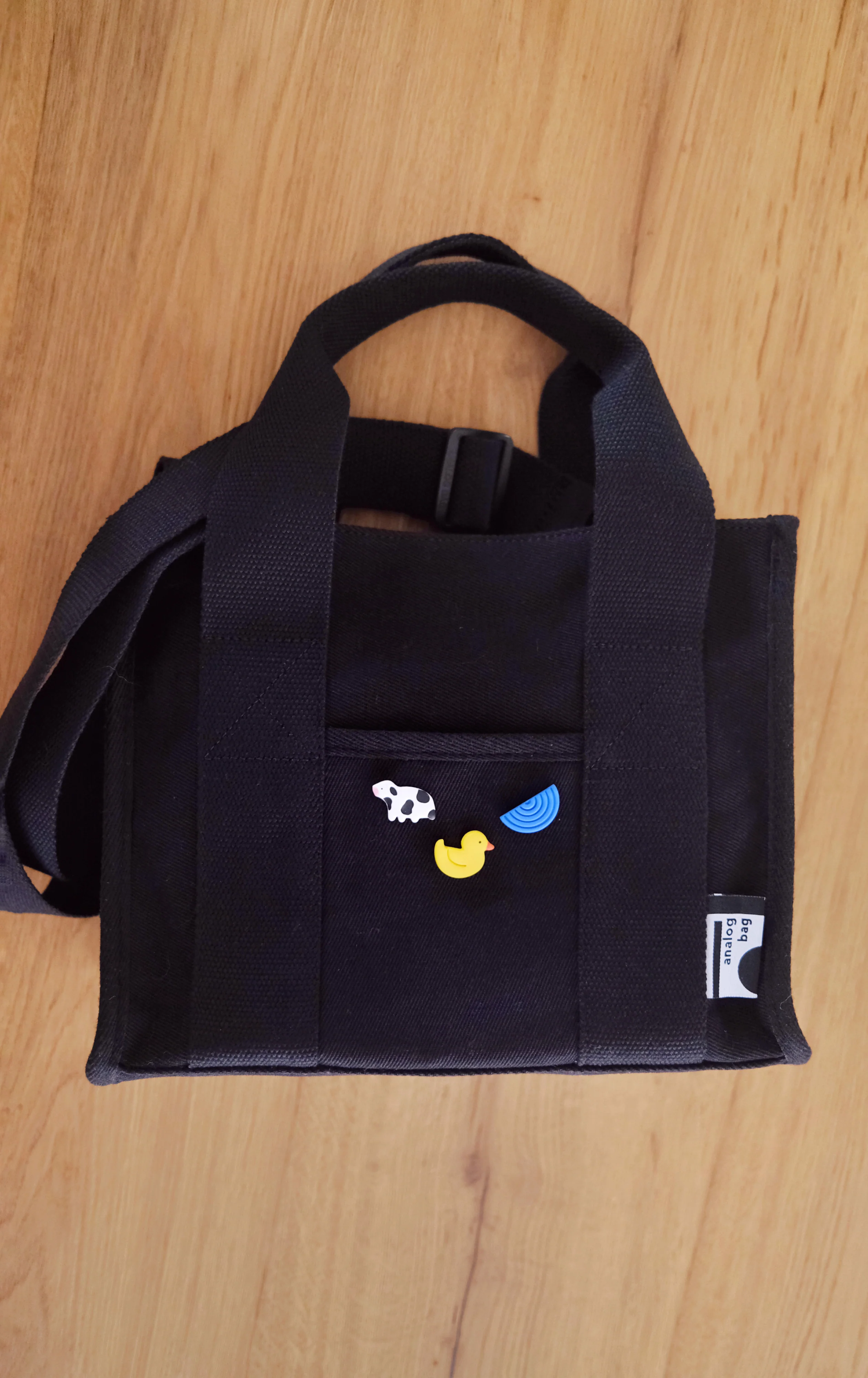 The Black Analog Medium Tote Bag - Image 10