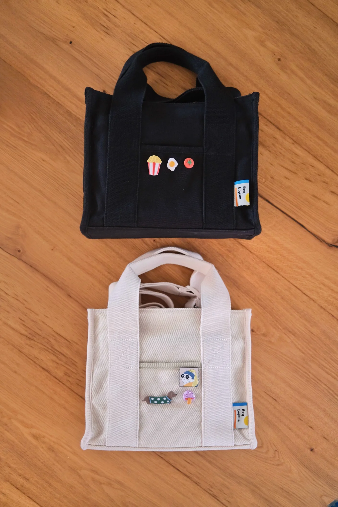 The Black Analog Medium Tote Bag - Image 11