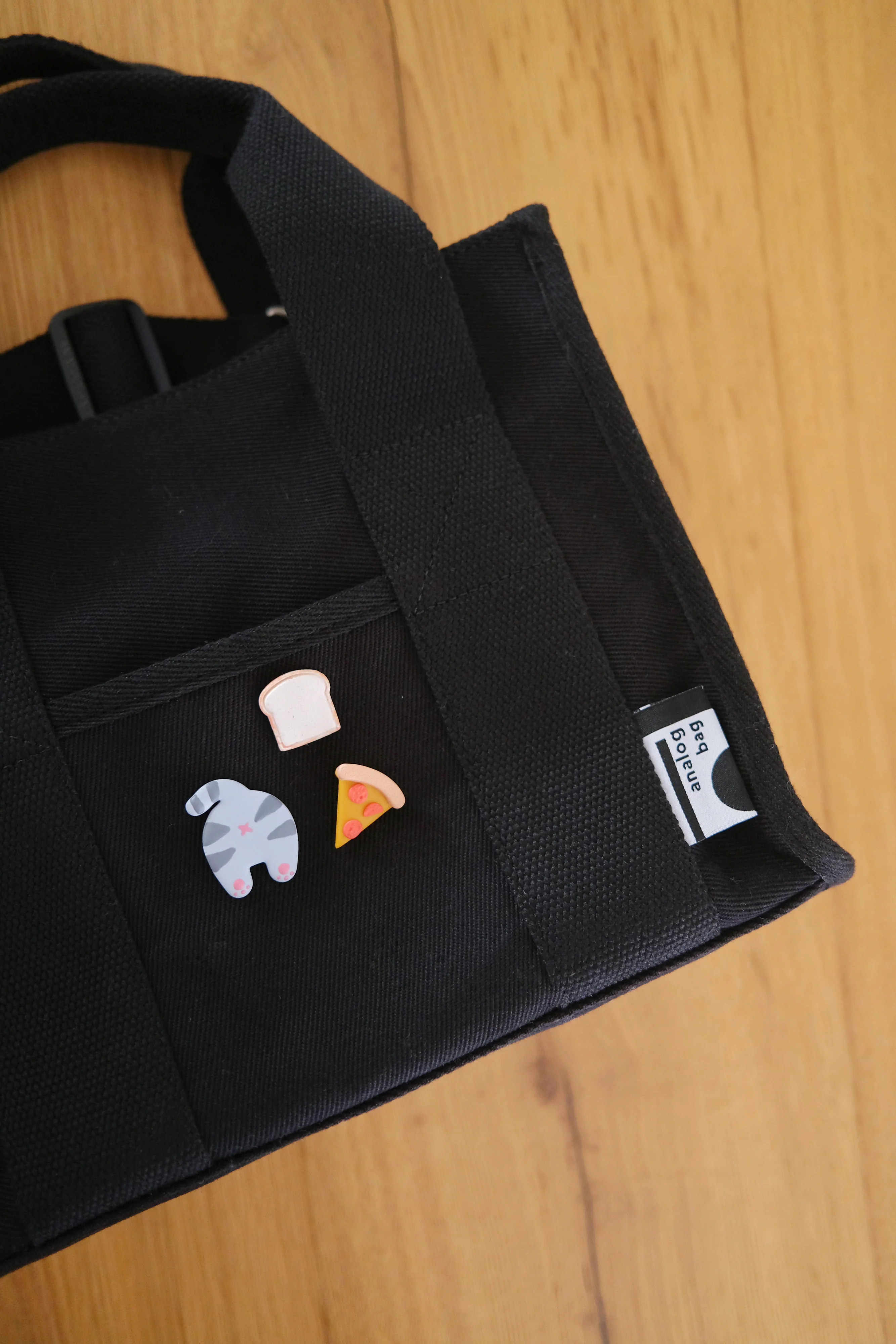 The Black Analog Medium Tote Bag - Image 20